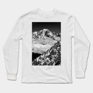 Mont Blanc Meribel French Alps France Long Sleeve T-Shirt